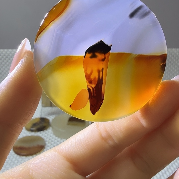 玛瑙/玉髓未镶嵌吊坠(不含链)6