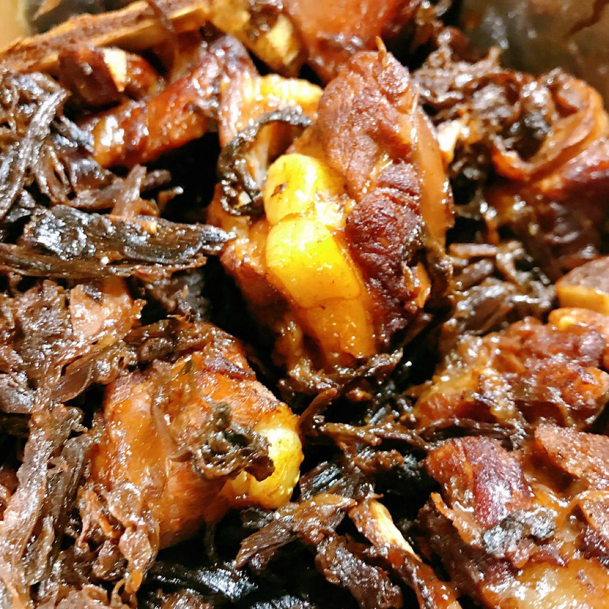 吴震懋精选梅干菜烧肉地方美食梅菜排骨大肉传统美味