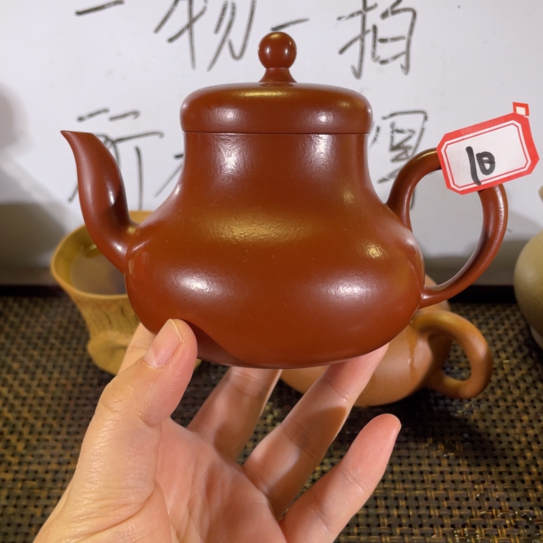 紫砂茶壶思婷朱泥