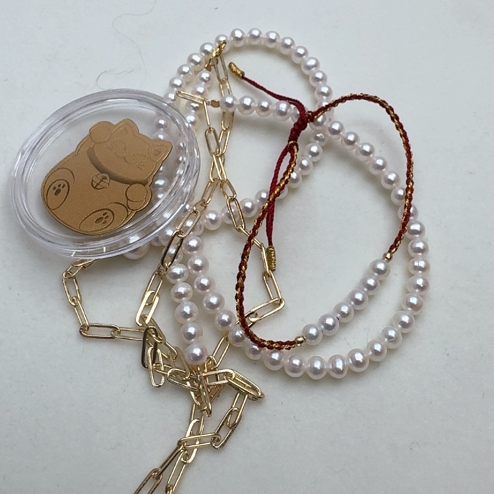 淡水珍珠颈饰未镶嵌