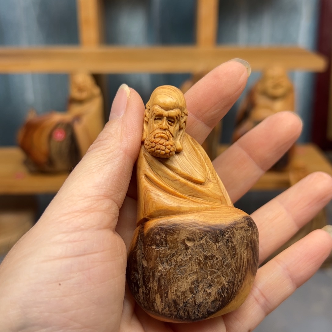 柏木崖柏木摆件手把件，48