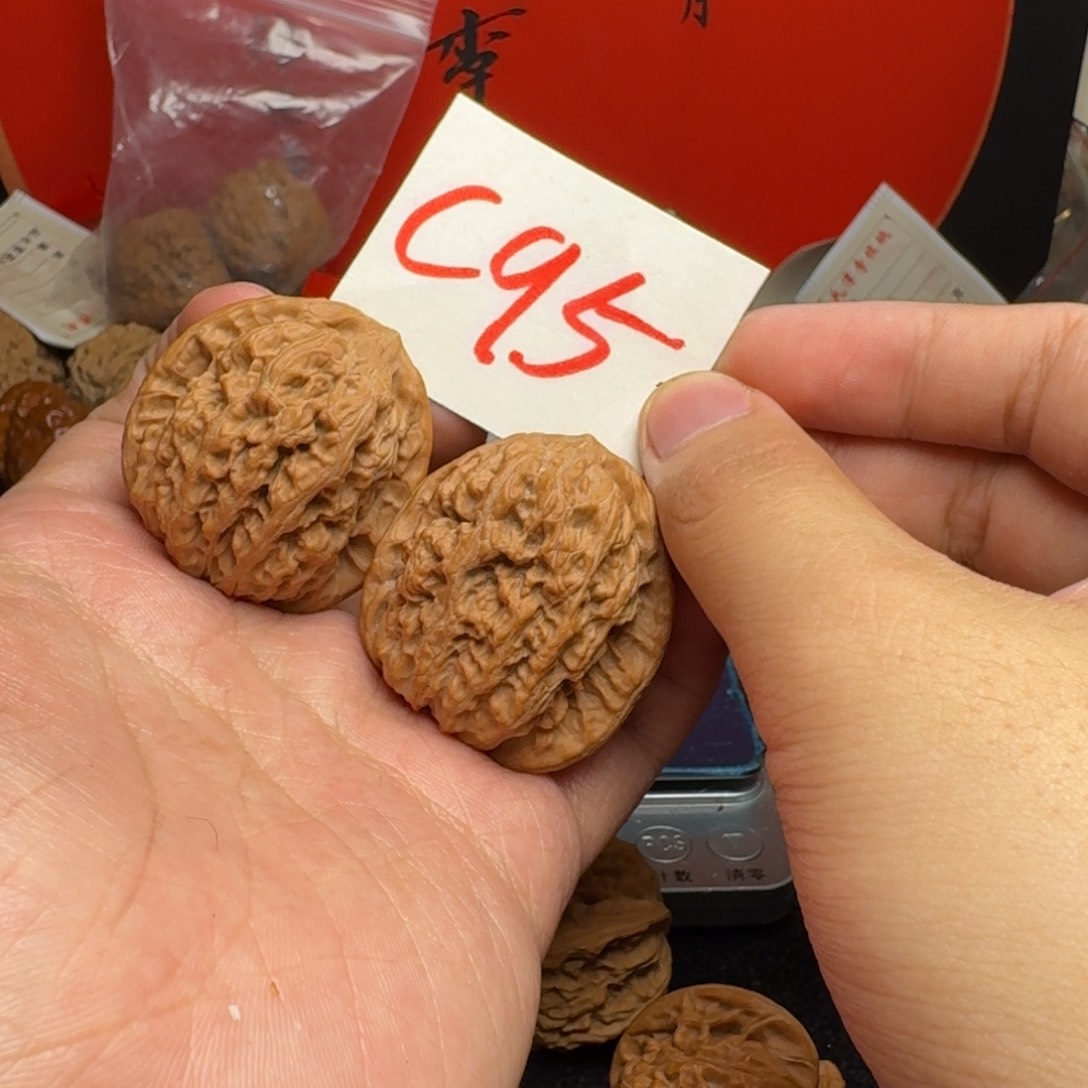 文玩核桃把件38将军膀