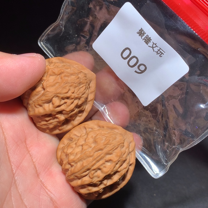 虾***念吊坠文玩核桃金牛009