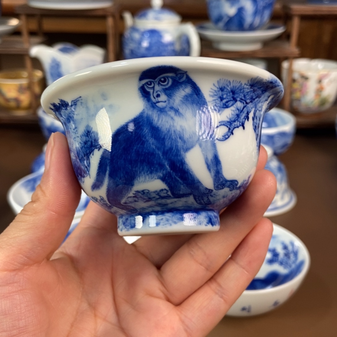 杯景德镇陶瓷手工手绘