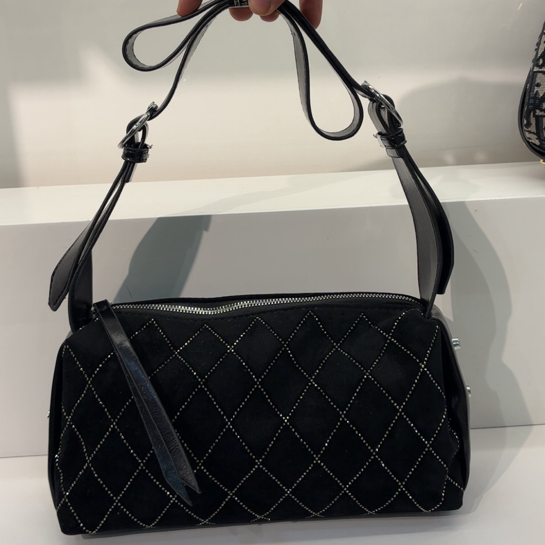 1212欧美时尚编织斜挎款腋下包单肩包拉链暗袋时尚潮流