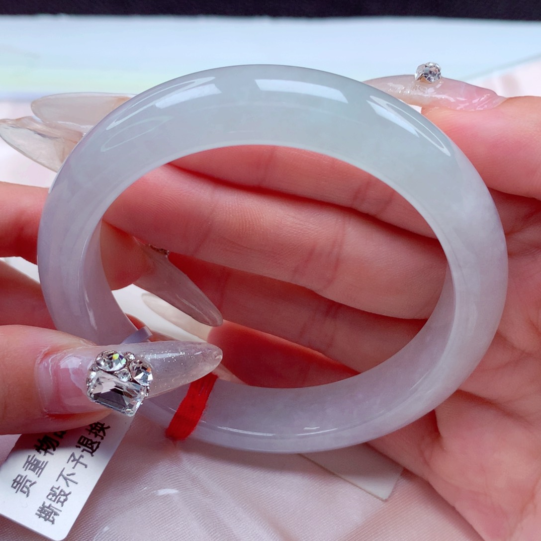 翡翠手镯未镶嵌天然缅甸翡翠A货手镯