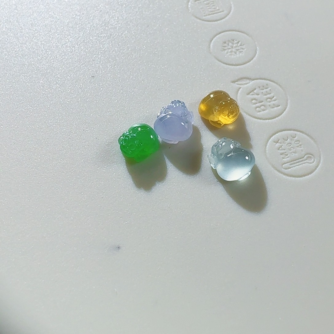 翡翠颈饰未镶嵌金蟾四季平安