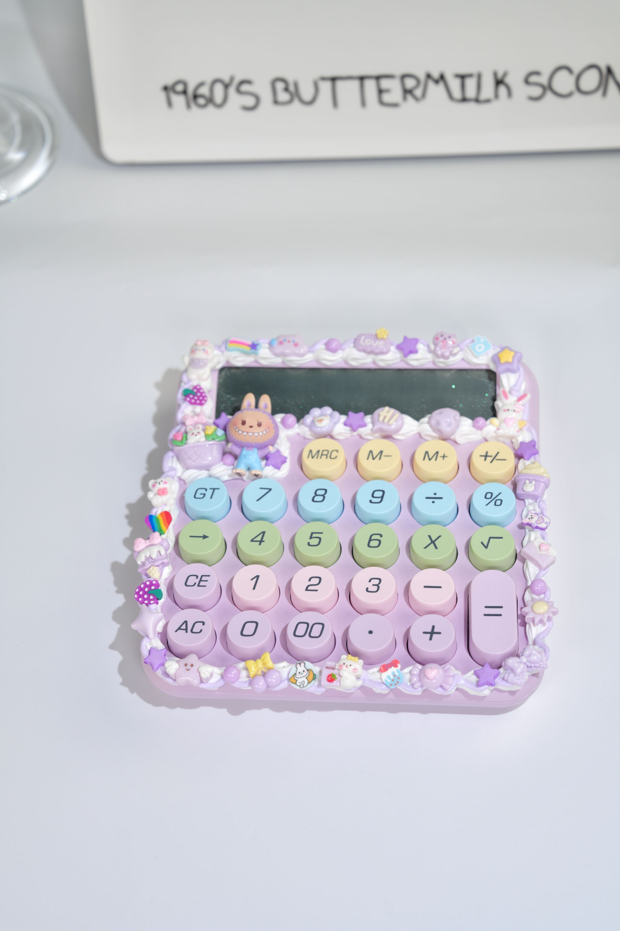 （单拆）柒柒工艺创意个性潮流DIY萌粒计算器摆件