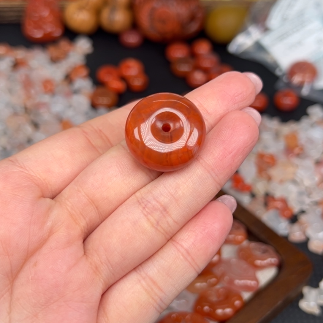 Y***7南红玛瑙未镶嵌吊坠(不含链)