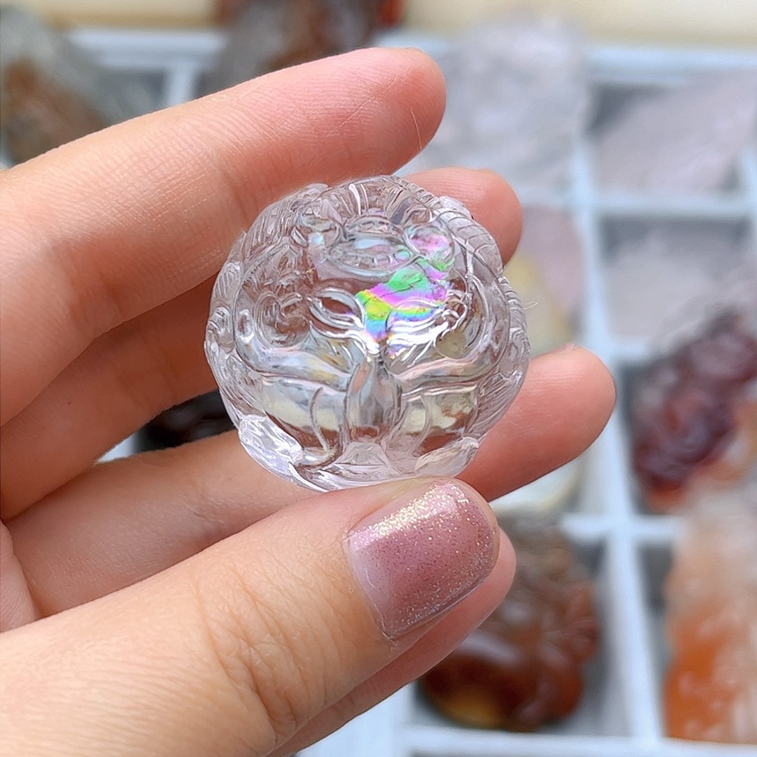 水晶吊坠(不含链)未镶嵌