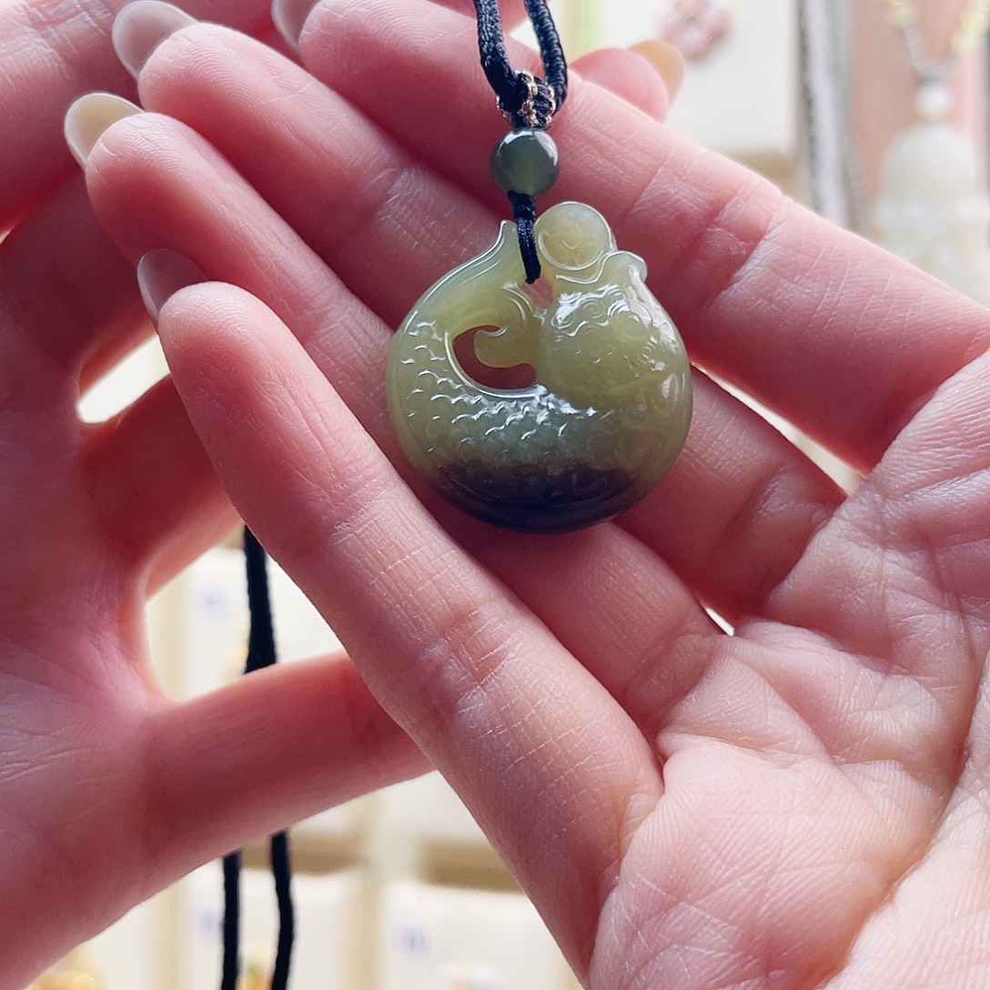 ⋆***⋆和田玉未镶嵌吊坠(赠链)