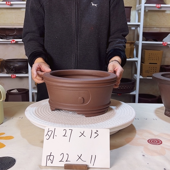 紫砂花盆紫砂花盆