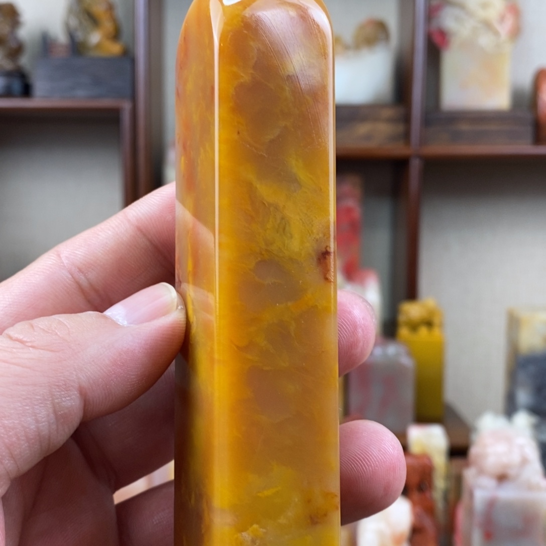 巴林石印石巴林石精品素章