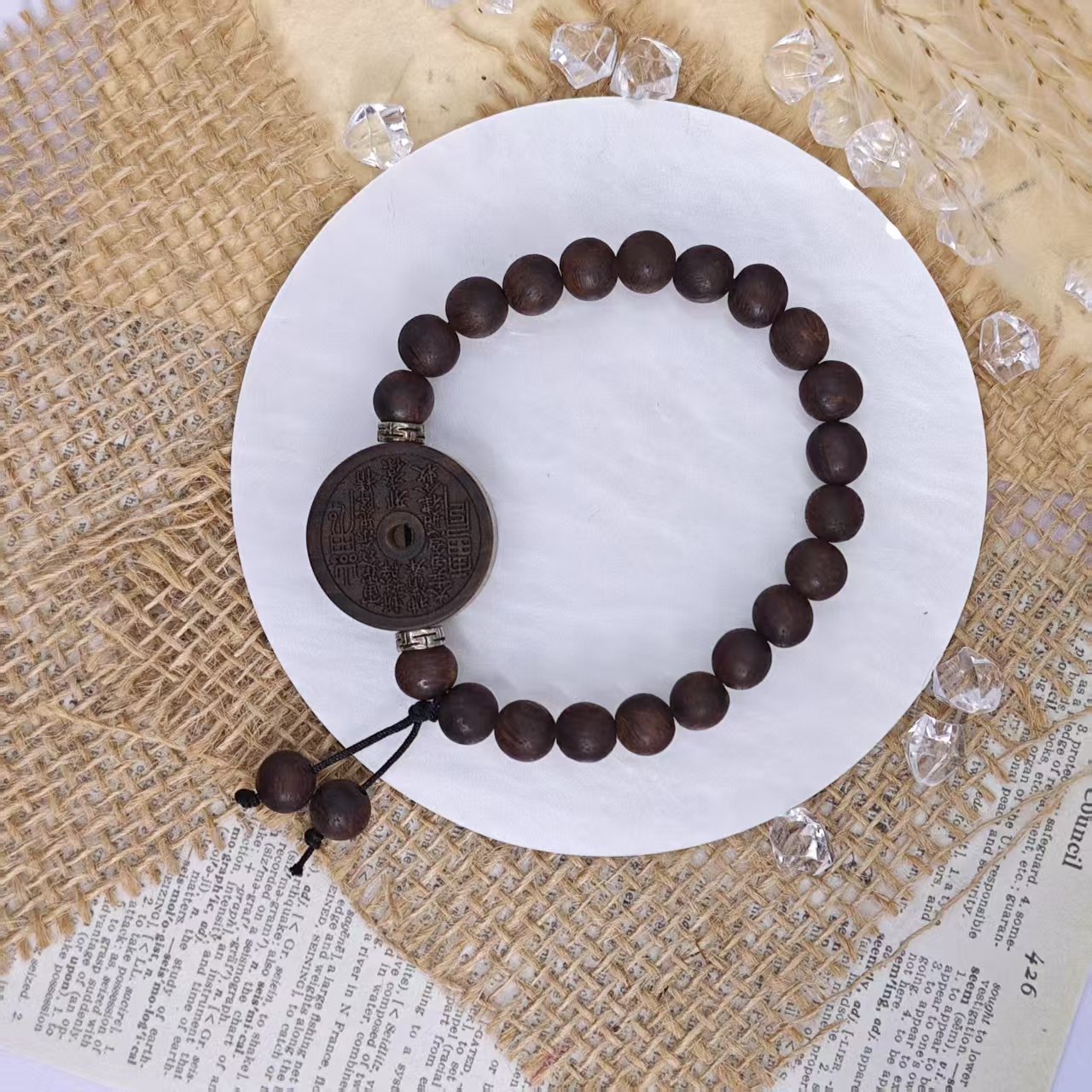 非金属木质手链 《山花烂漫》降真山鬼手链8左右(多样发其一) YS16