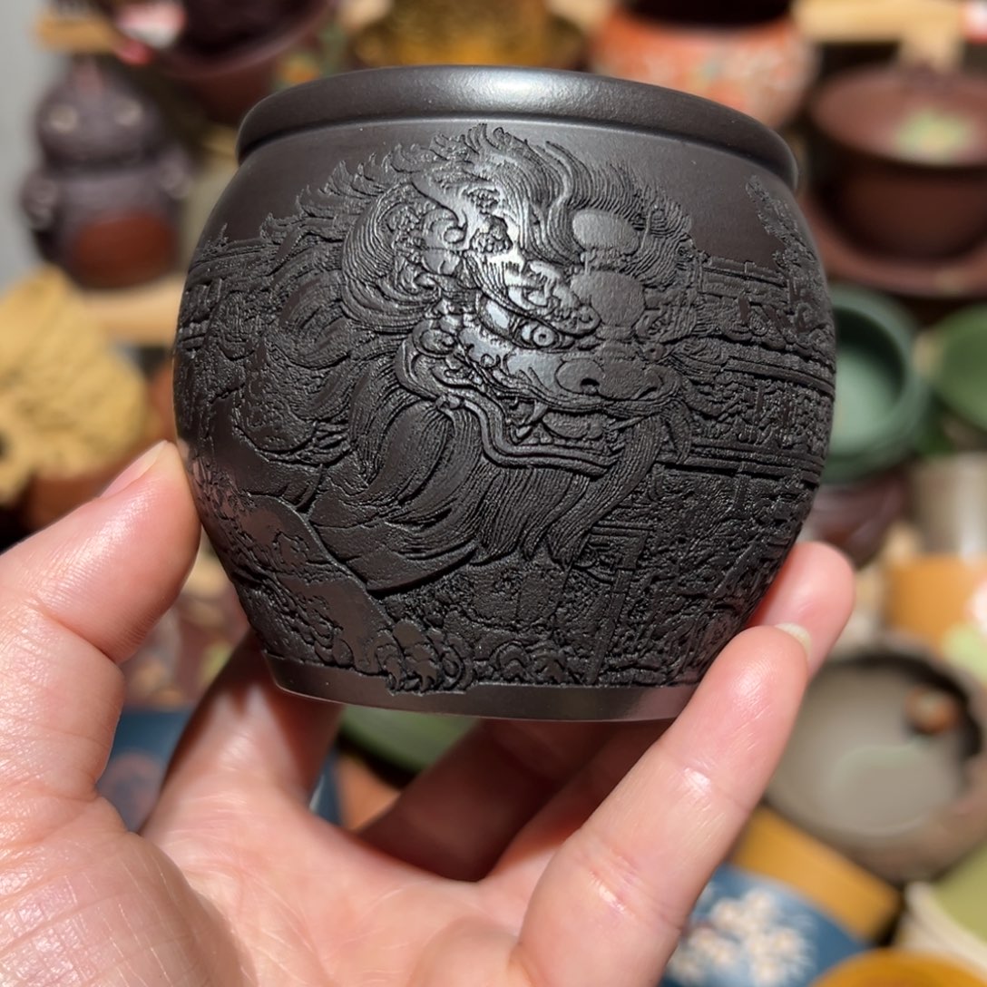 紫砂茶杯宜兴紫砂主人杯