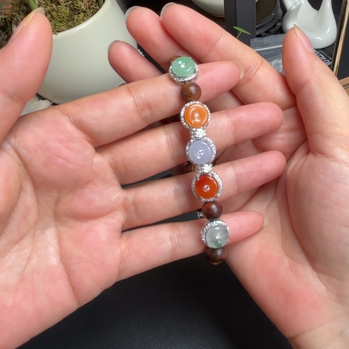 翡翠未镶嵌颈饰天然缅甸翡翠A货平安扣