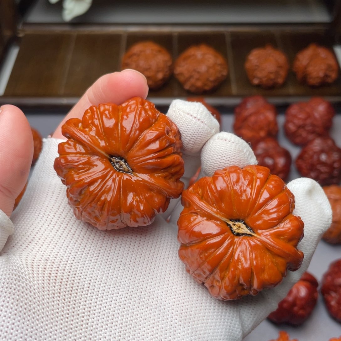 文玩核桃把件南瓜堆44