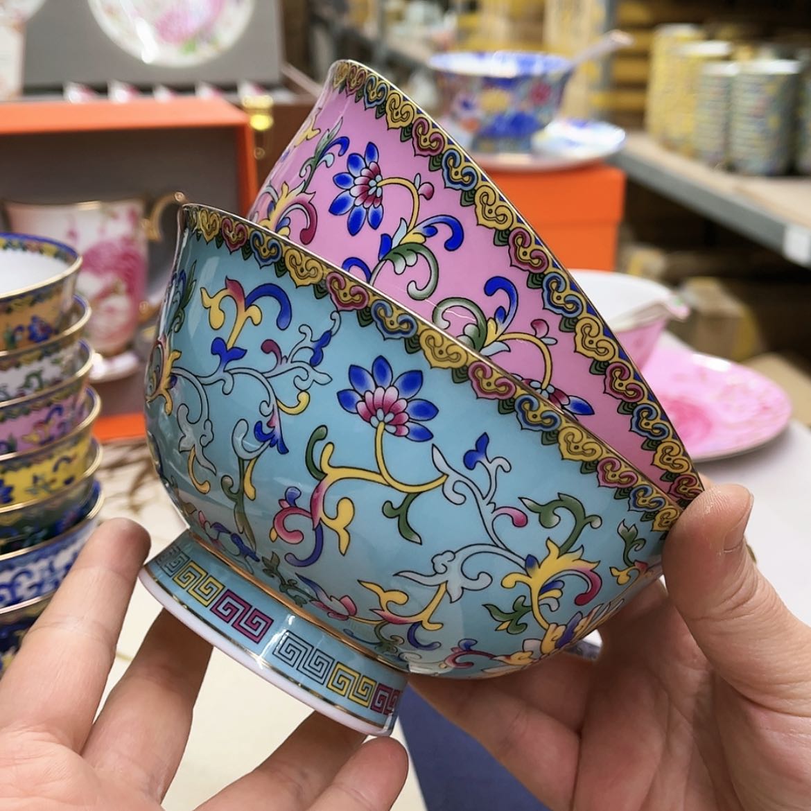 【闪购商品】骨瓷6英寸2混。。。。。。