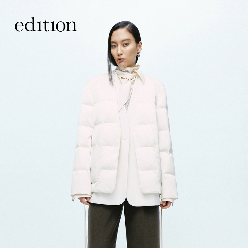 【商场同款】edition冬季款西装假两件羽绒服#EBD4EIN011