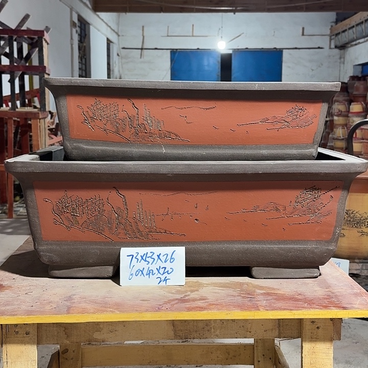 紫砂花盆紫砂花盆