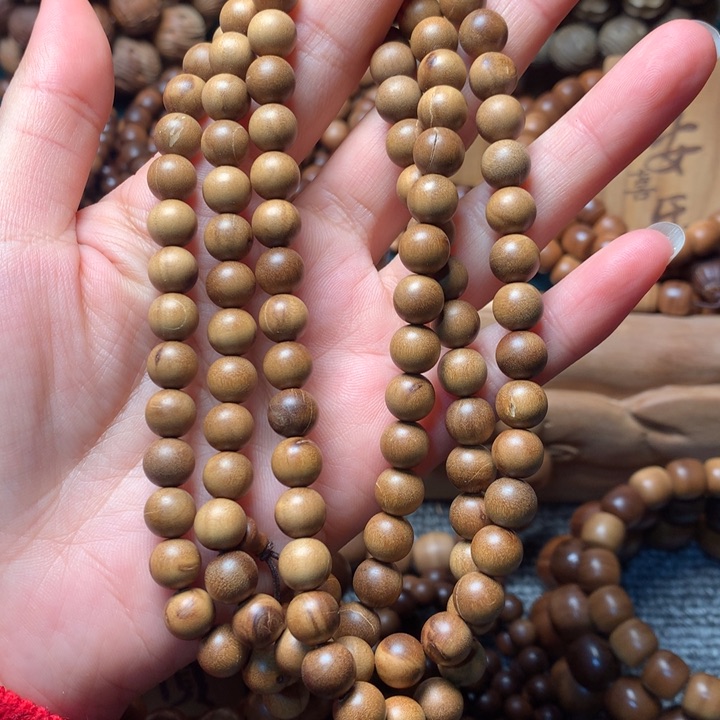 檀香木手串/手链老山檀香0.8瑕