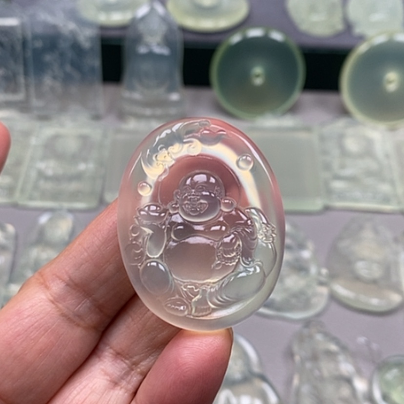 【闪购商品】岫玉吊坠(不含链)未镶嵌