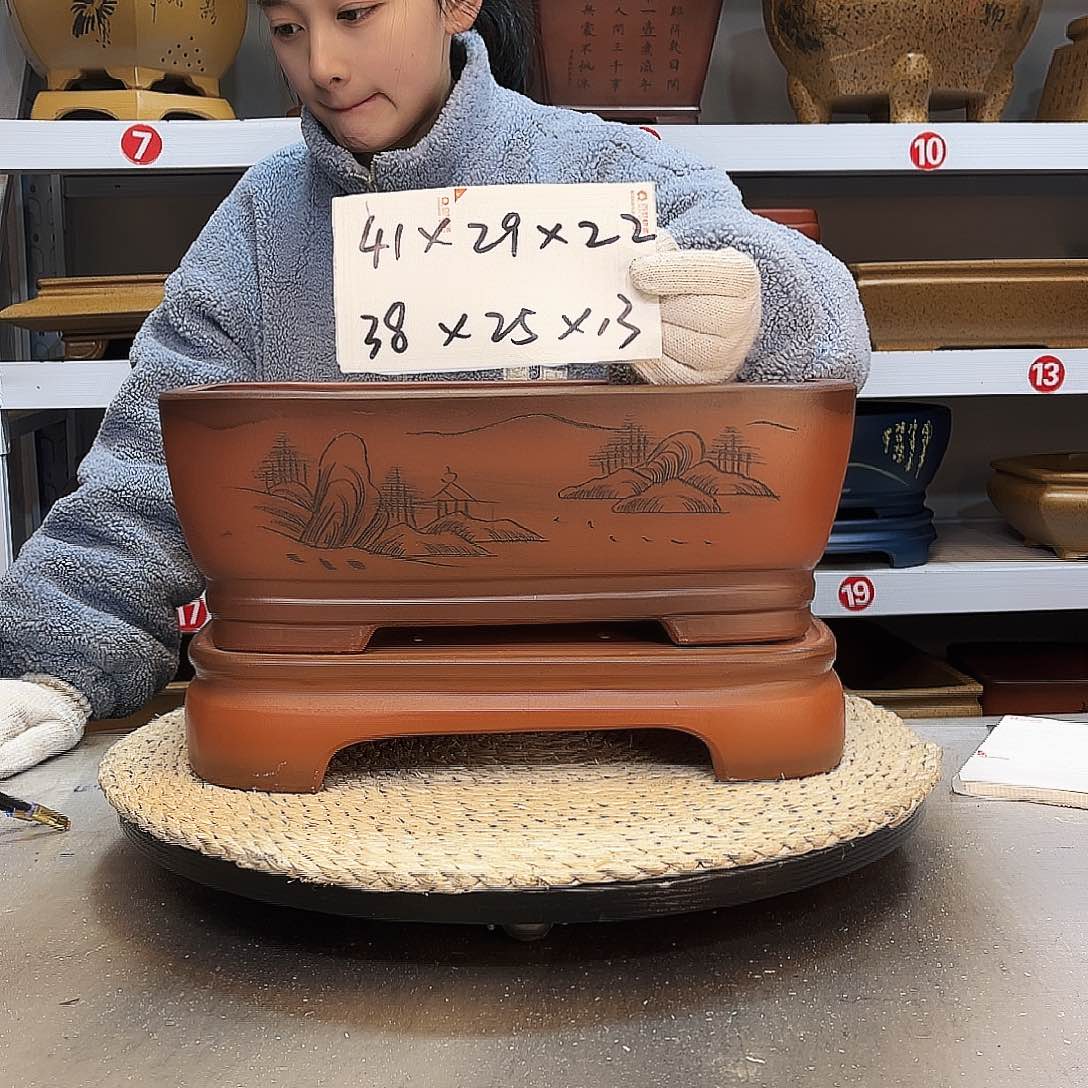 紫砂花盆紫砂花盆
