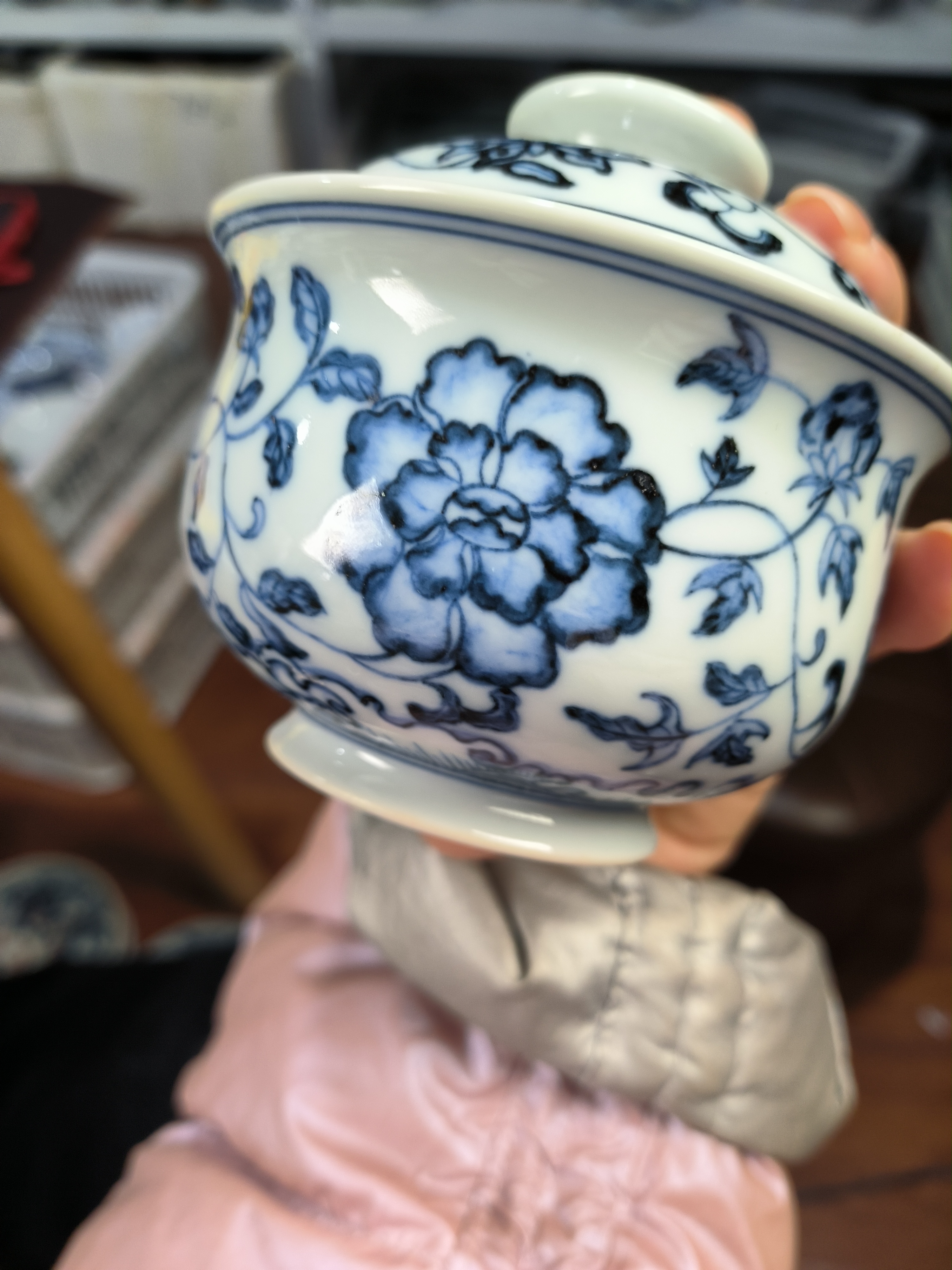 微瑕福利海浪四季盖碗