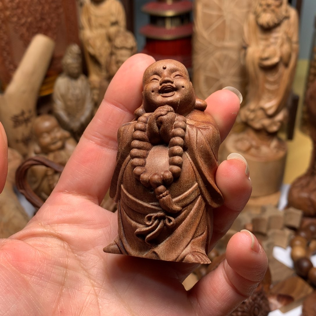 檀香木手串/手链老山檀香雕刻件