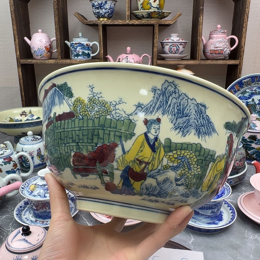 陶摆件景德镇陶瓷567老厂瓷68