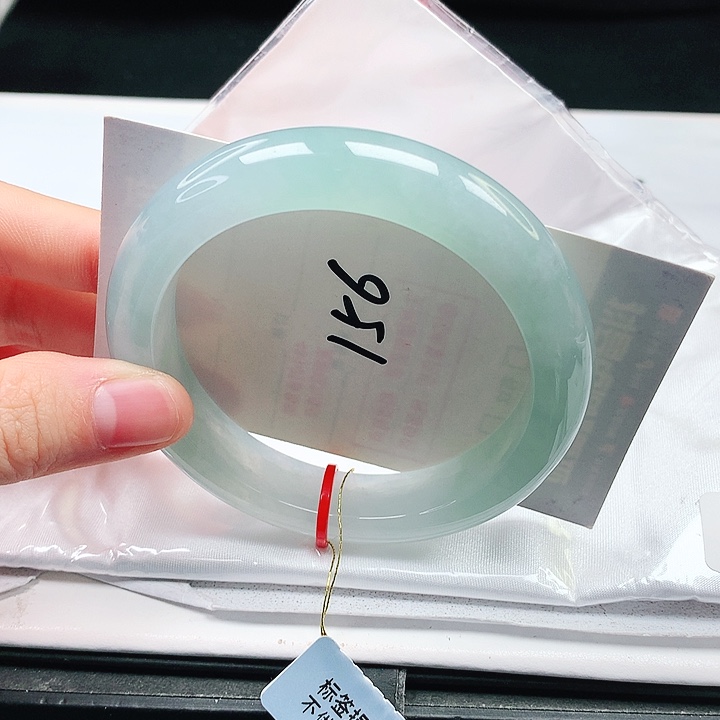 翡翠手镯未镶嵌缅甸天然a货手镯57+