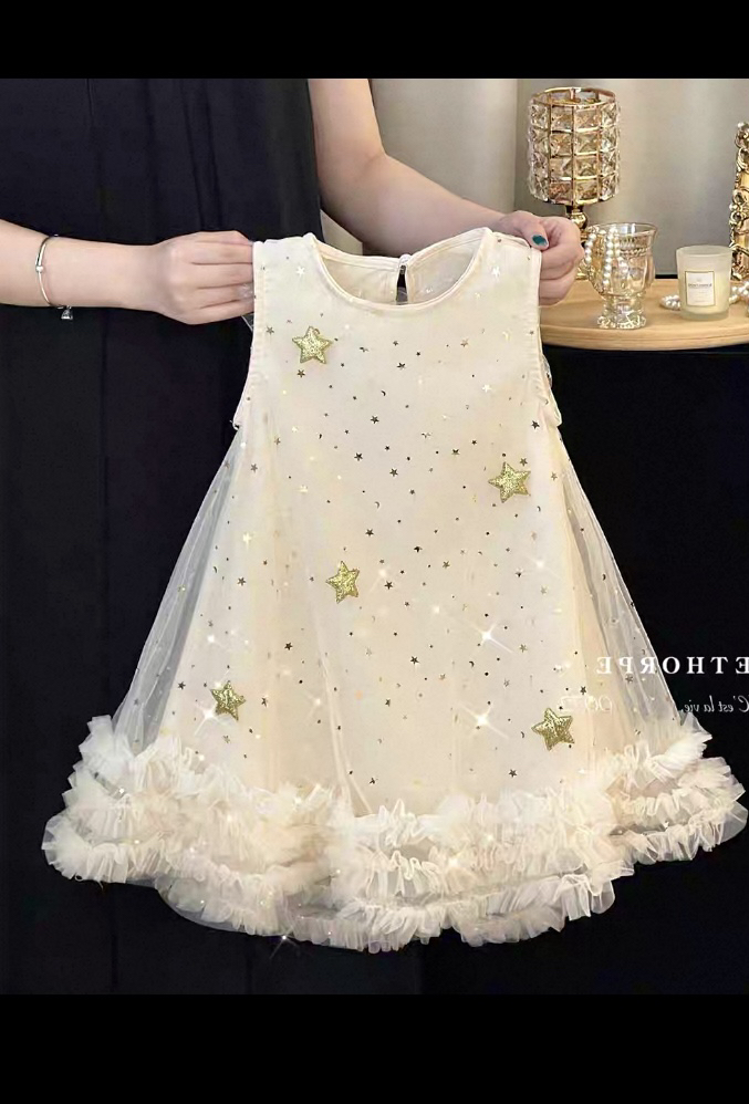 现货连衣裙欧美风T型气质礼服女碎花纯色夏季纱裙重工