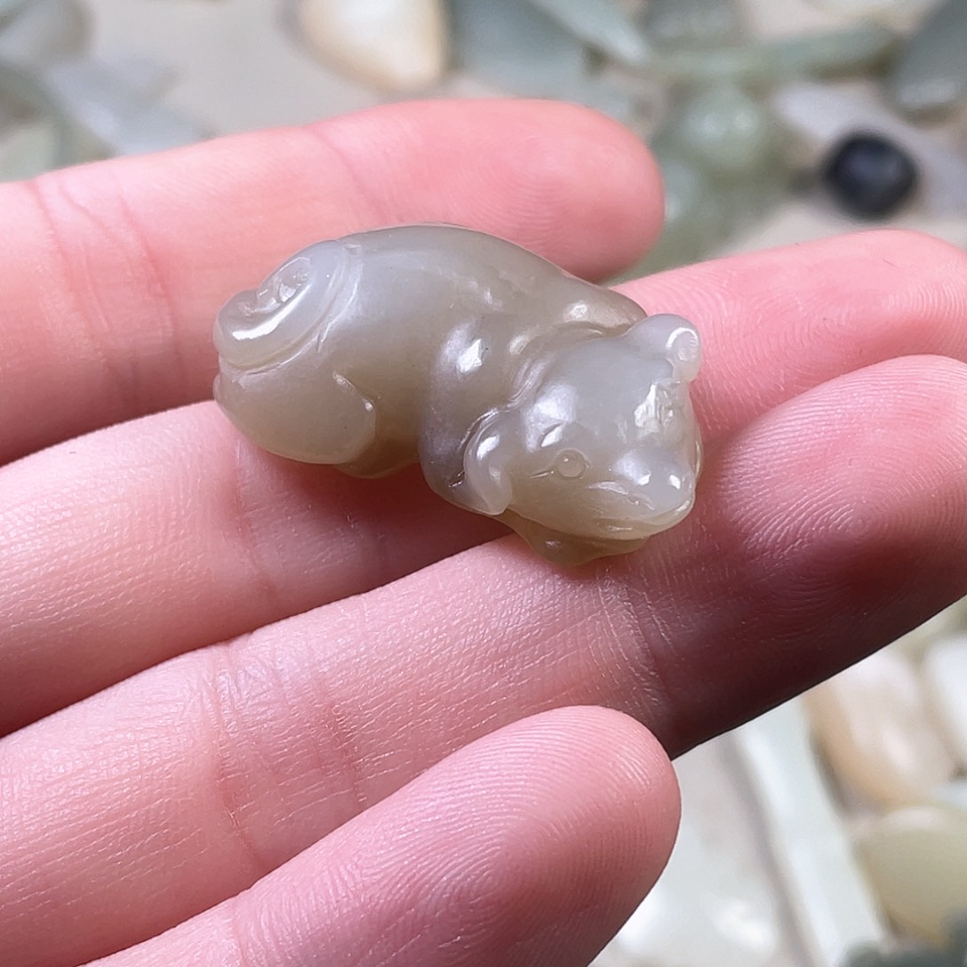 和田玉（糖玉）未镶嵌颈饰