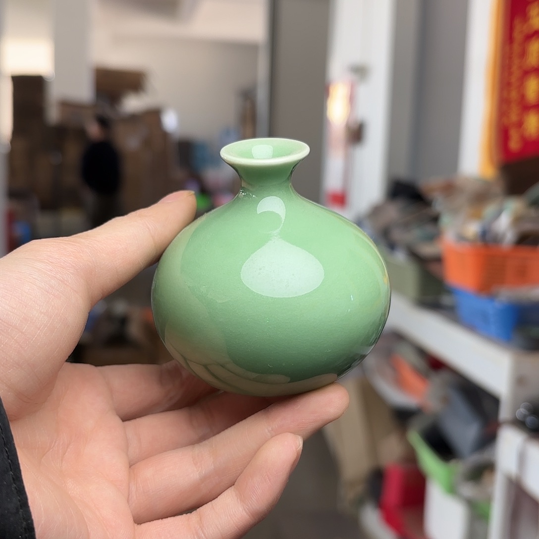龙泉云间青瓷小米茶器
