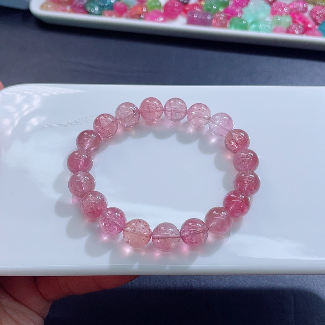 碧玺手链未镶嵌10mm左右