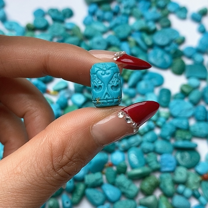 绿松石珠宝奇石未镶嵌