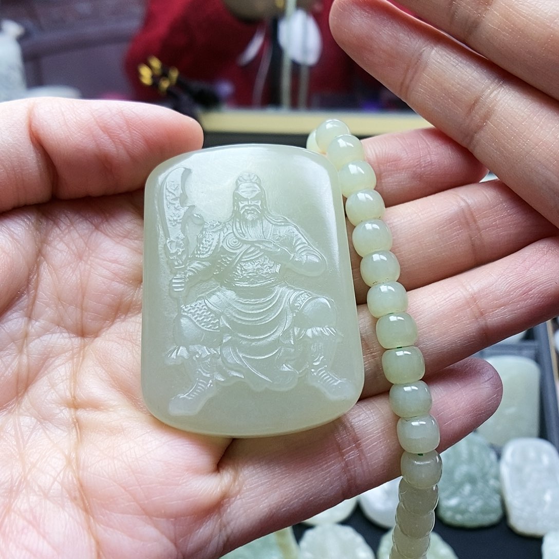和田玉颈饰未镶嵌我****