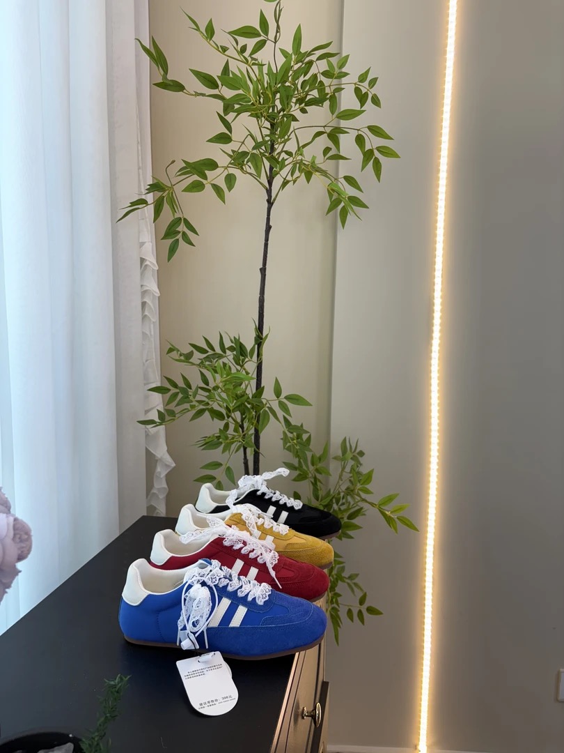蕾丝携带德训软底鞋