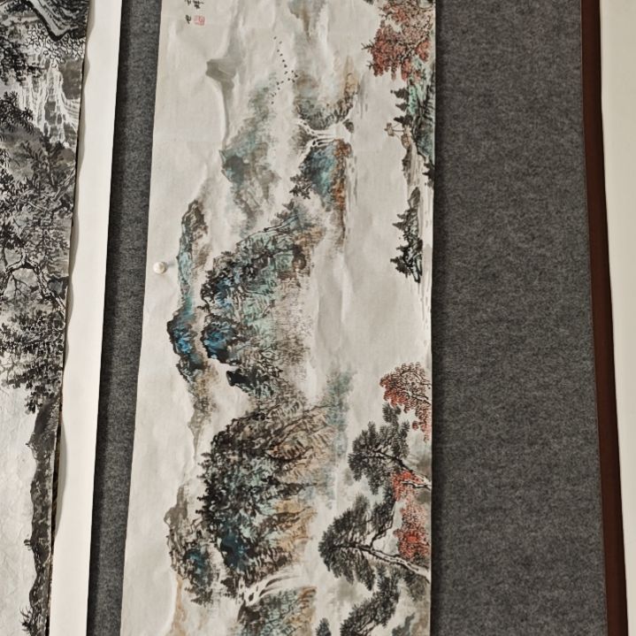 国画贾海瑞老师现场定制