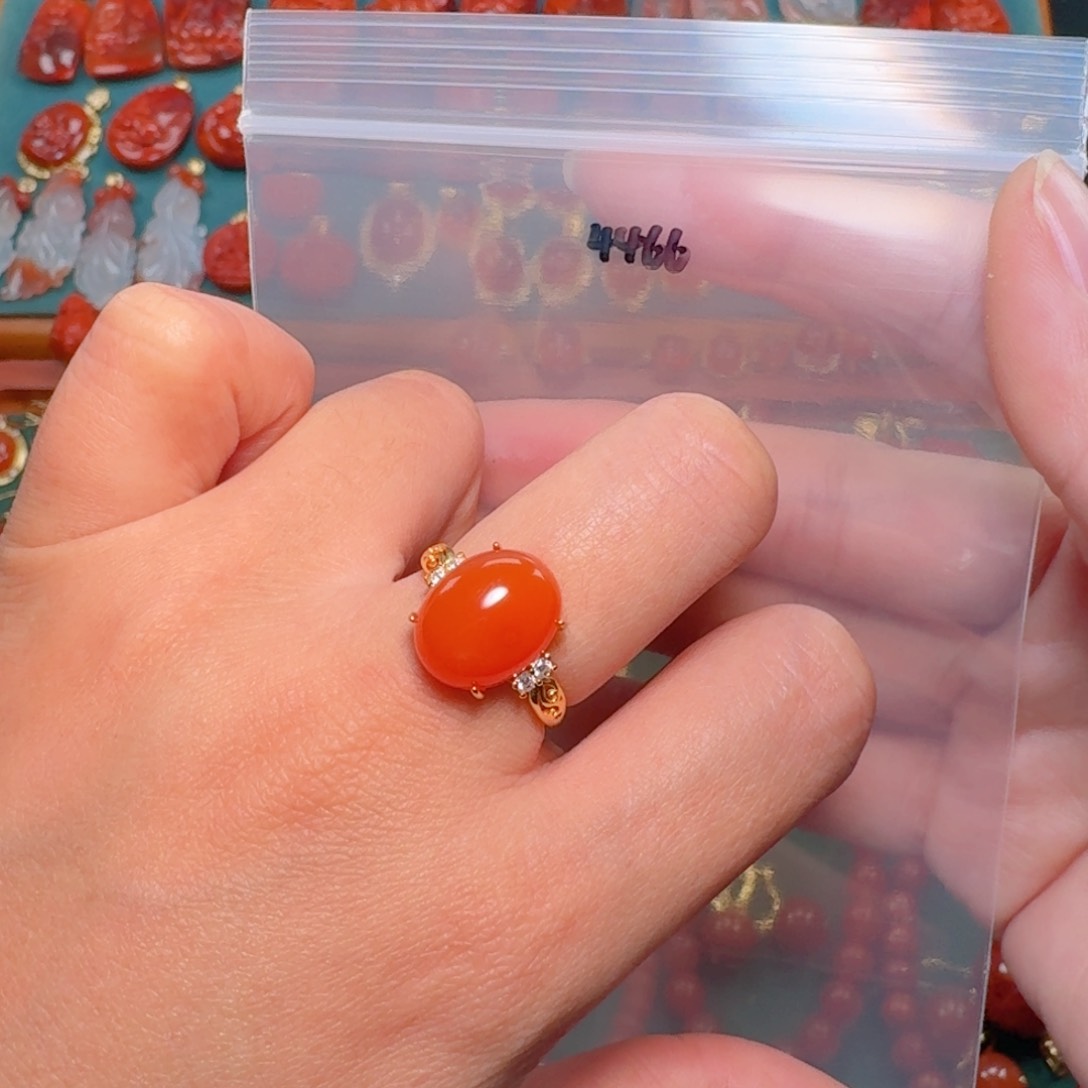 南红玛瑙南红银S925镶嵌