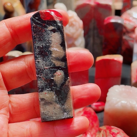 昌化石3****1昌化老坑精品鸡血石