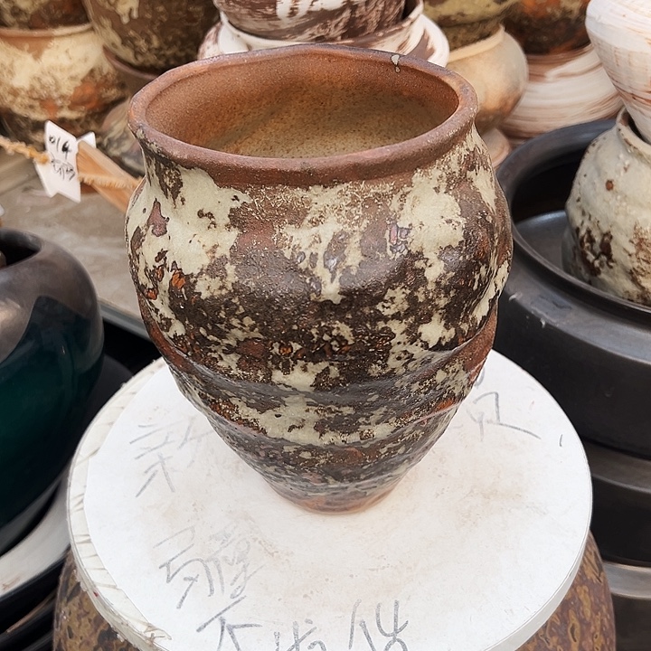 景德镇精品花盆栽适口14高23