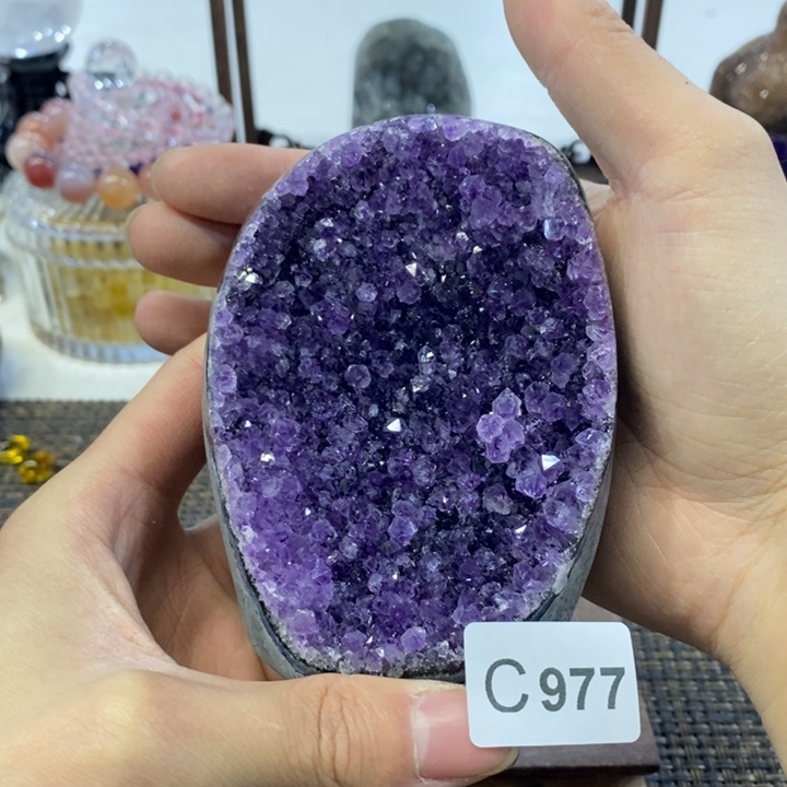 紫晶摆件摆件未镶嵌