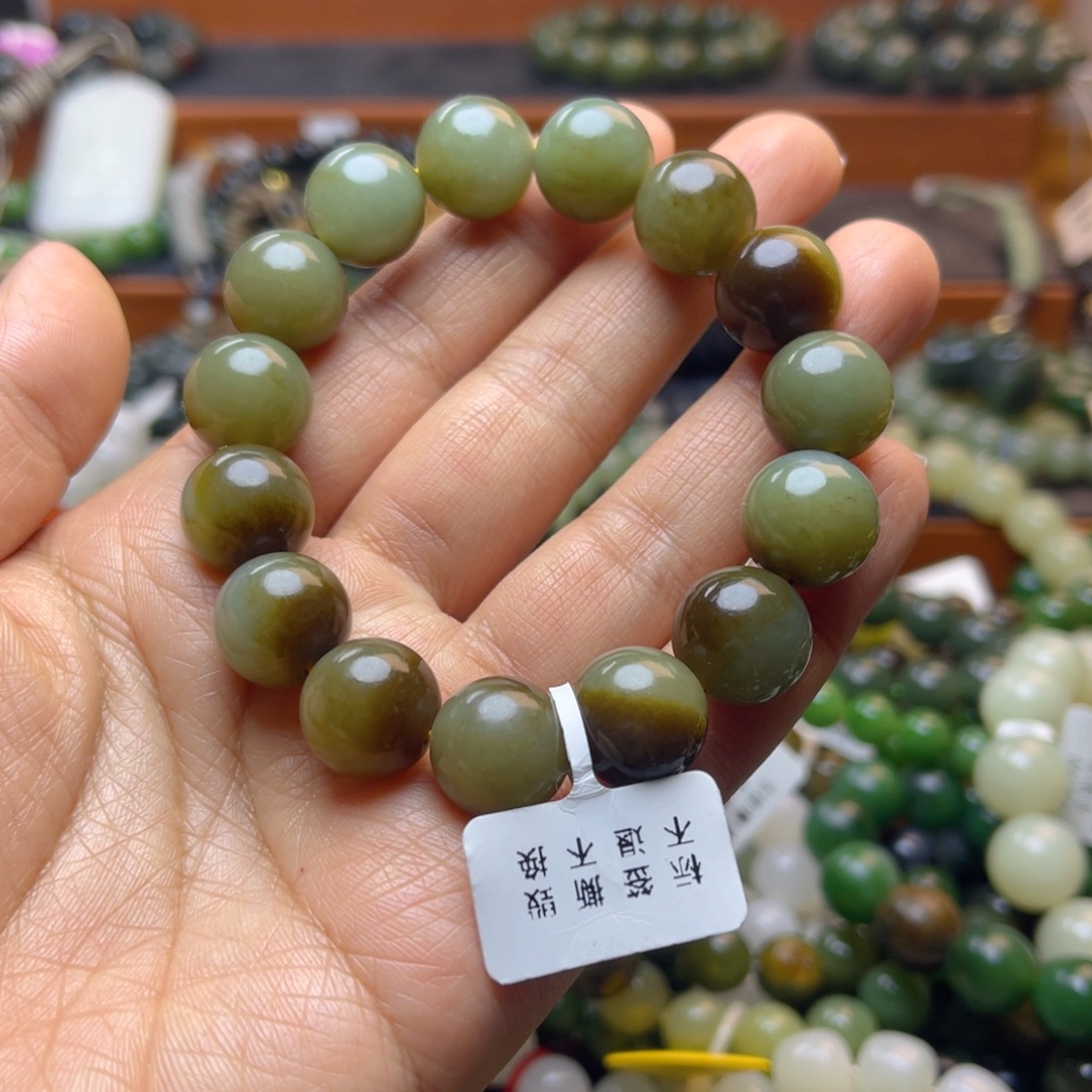 和田玉未镶嵌手链