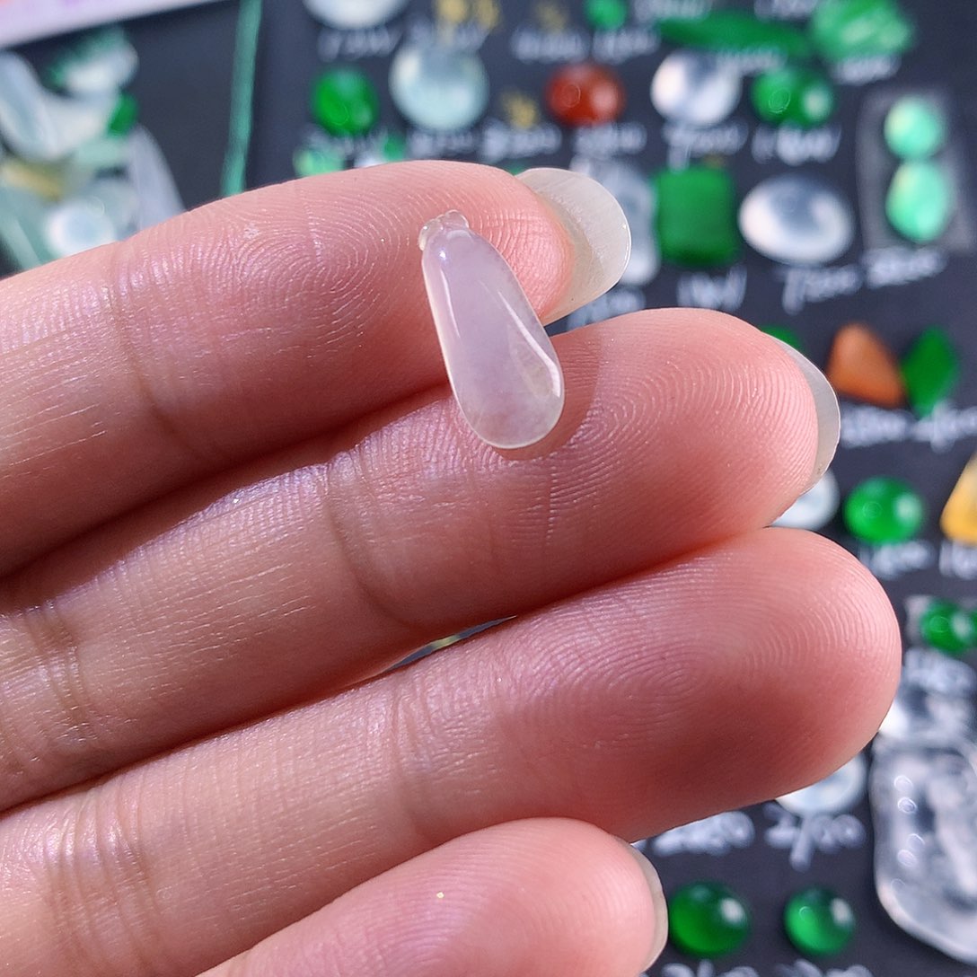 【闪购商品】翡翠颈饰未镶嵌天然翡翠高冰福瓜