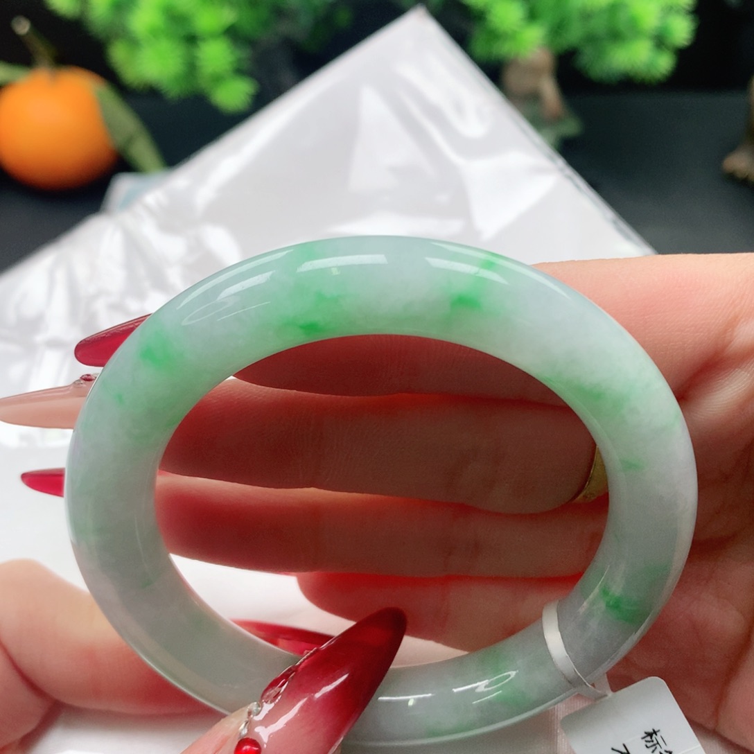 翡翠手镯未镶嵌54 55 54 55