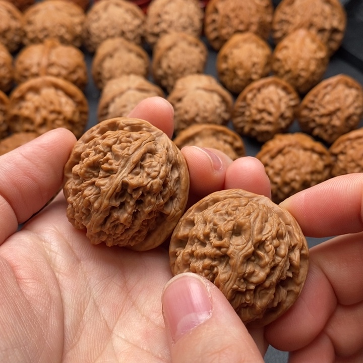 把件文玩核桃38尺麒麟枕原树非嫁接