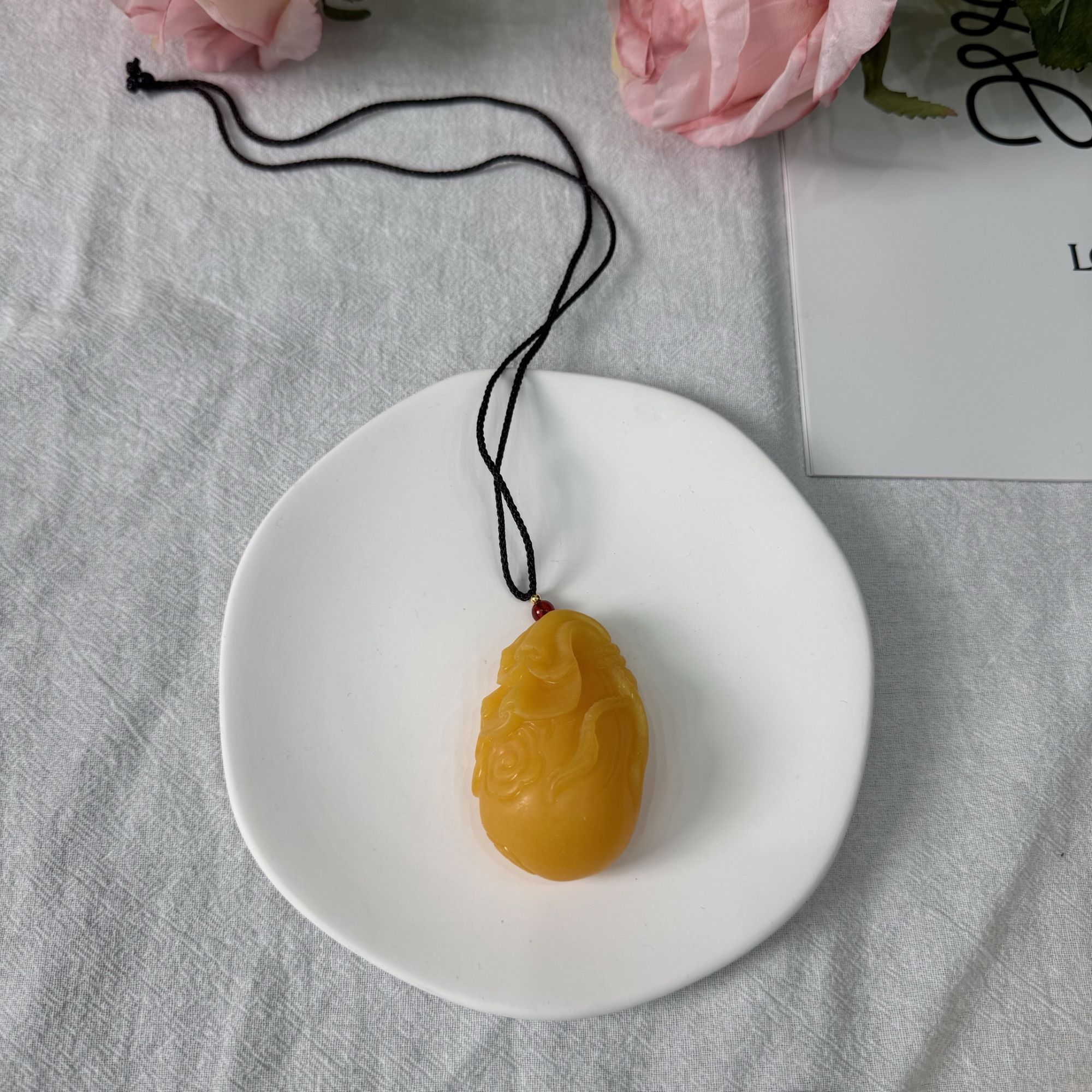 高定珠宝蜜蜡吊坠ZX993S028