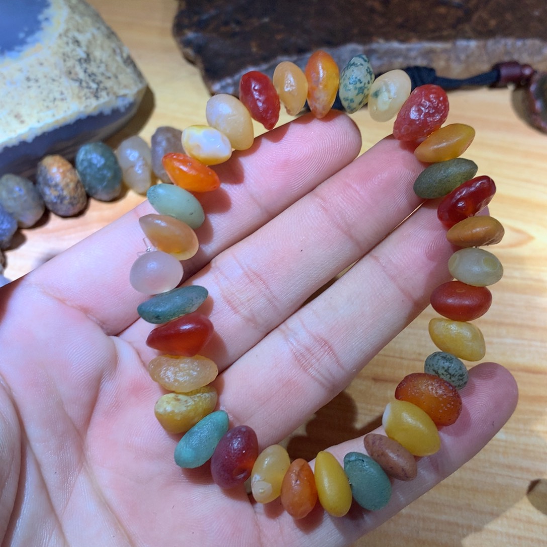 玛瑙/玉髓未镶嵌手链