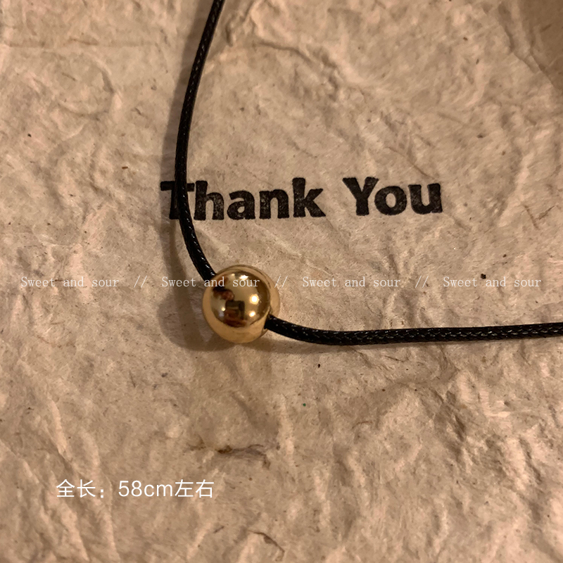 合金莫桑石项链 小众百搭设计感时尚个性冷淡风项链8614-10